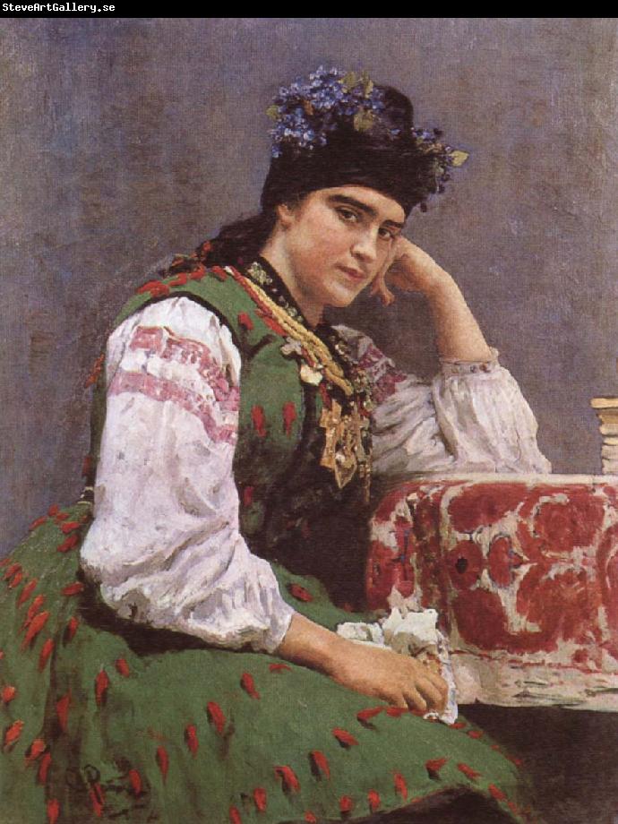 llya Yefimovich Repin Portrait of Sofia Mikhailovna Dragomirova